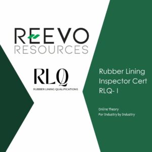 Front Cover Rubber Lining Inspector Cert RLQ I Sq